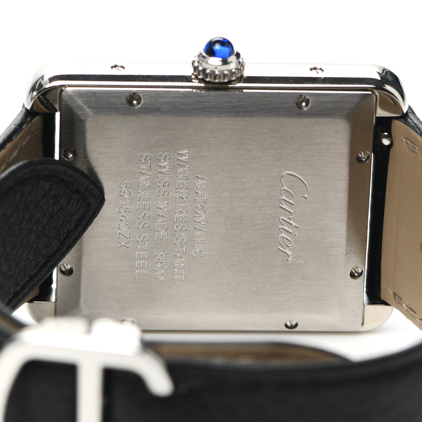 Stainless Steel Calfskin 31mm Tank Solo Automatic Watch