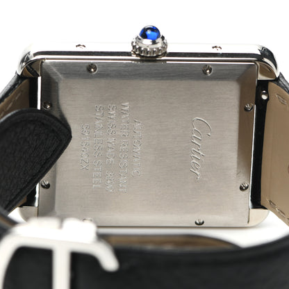 Cartier Stainless Steel Calfskin 31mm Tank Solo Automatic Watch 4 of 4