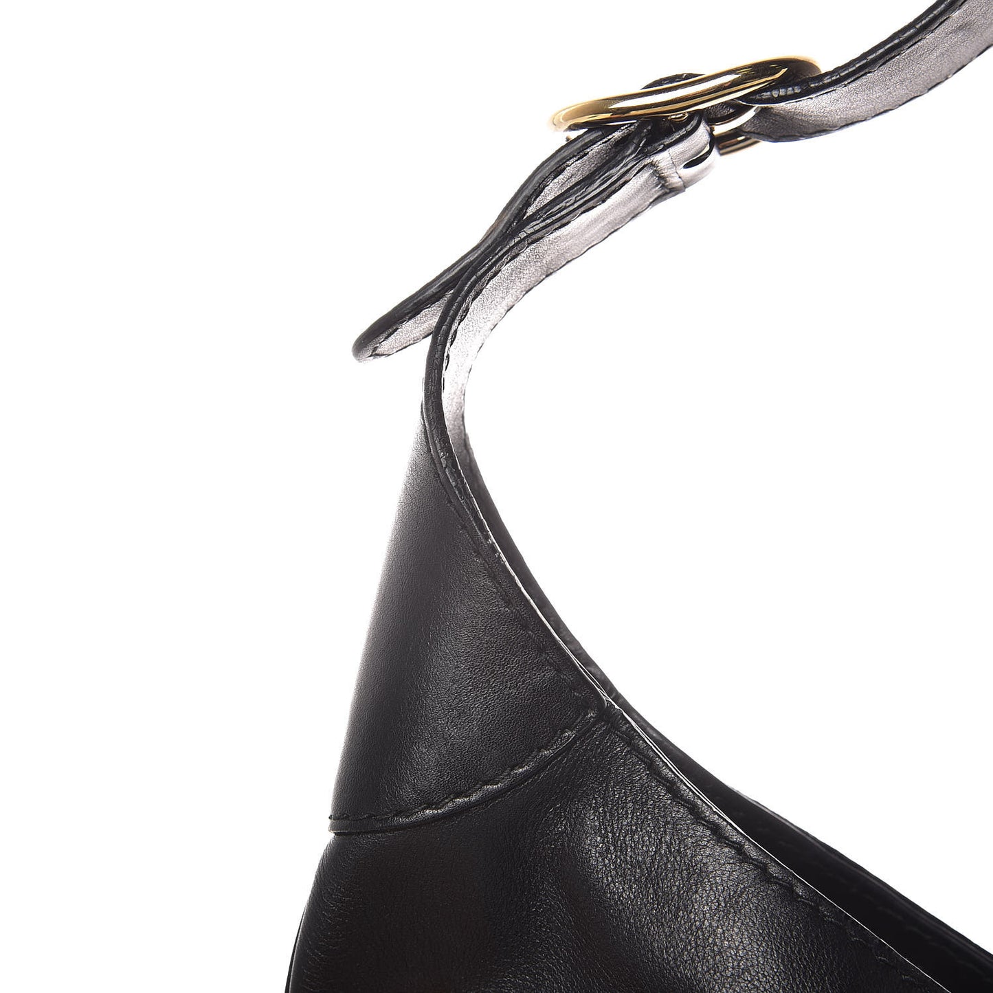 Calfskin Medium New Jackie Shoulder Bag Black