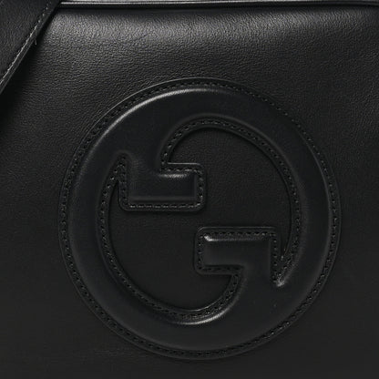Gucci Sakai Be Green Calfskin Diagonal Stitched Small Blondie Shoulder Bag Black 23 of 28
