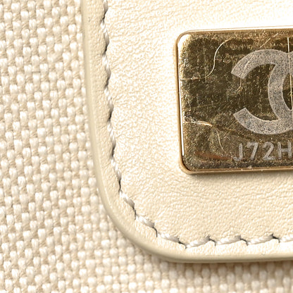 Chanel Suede Calfskin Quilted Large Perfect Bowling Bag Grey 7 of 10