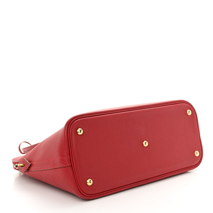 Hermes Togo Bolide 35 Rouge Vif 4 of 13