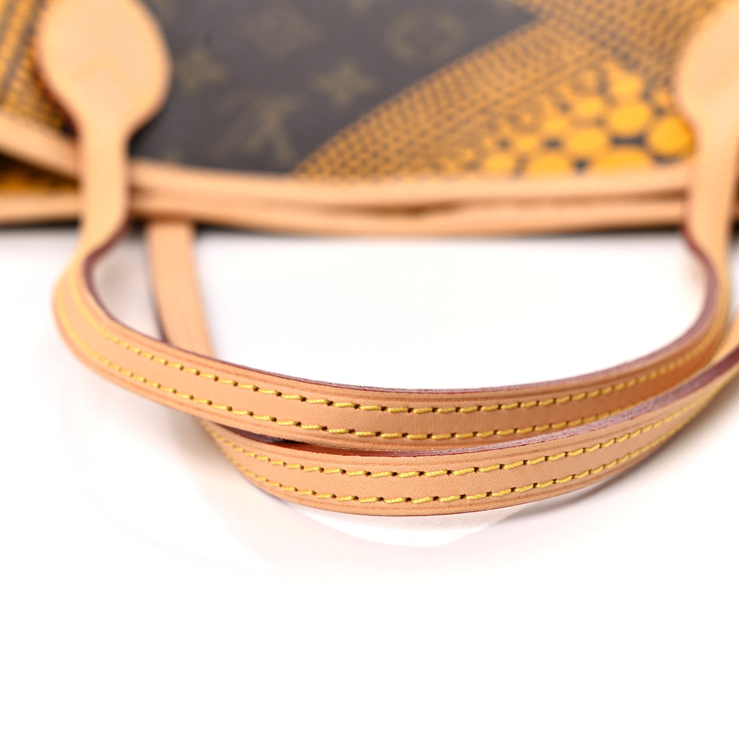 Monogram Kusama Waves Neverfull MM Yellow
