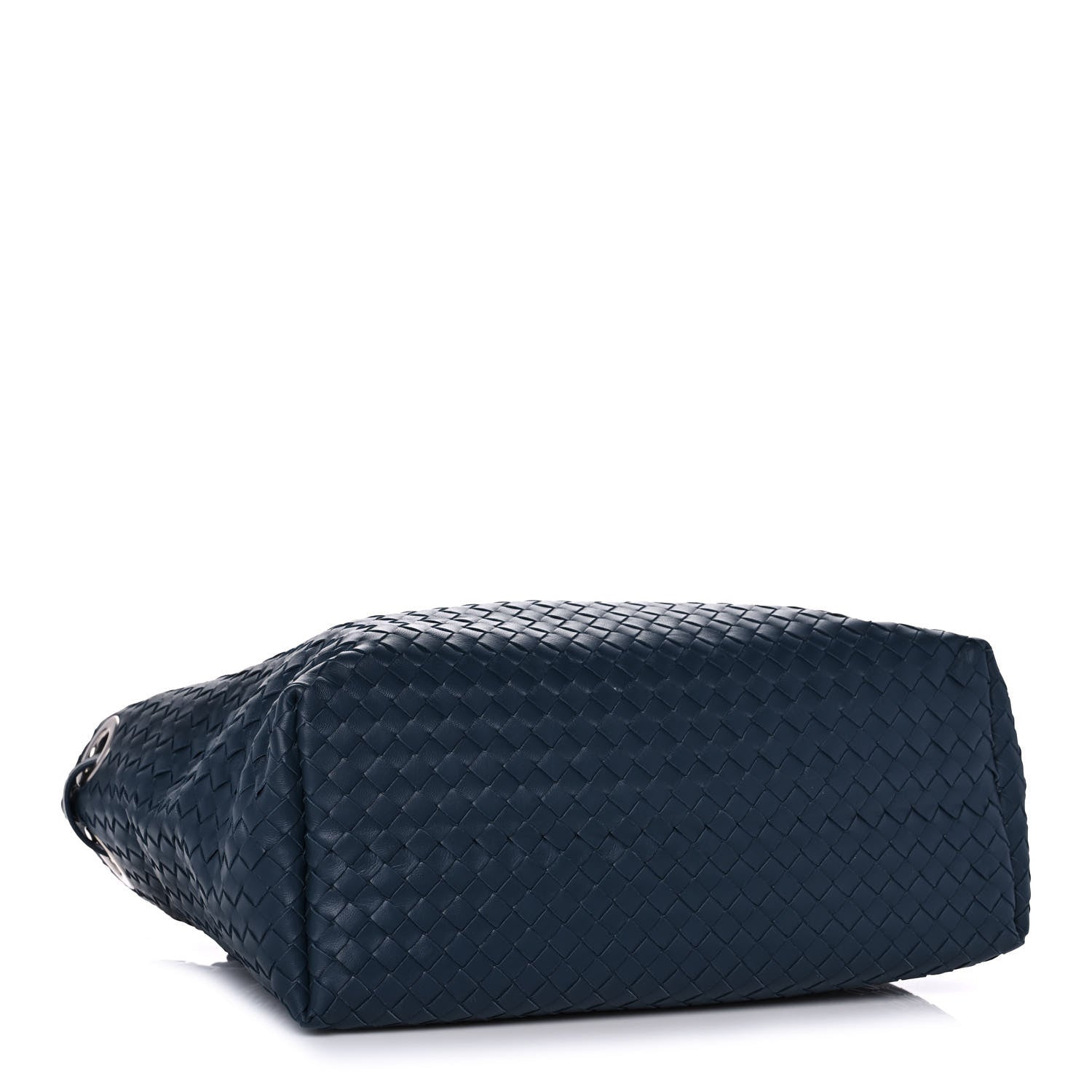 Bottega Veneta Nappa Intrecciato Bella Tote Navy 1044633