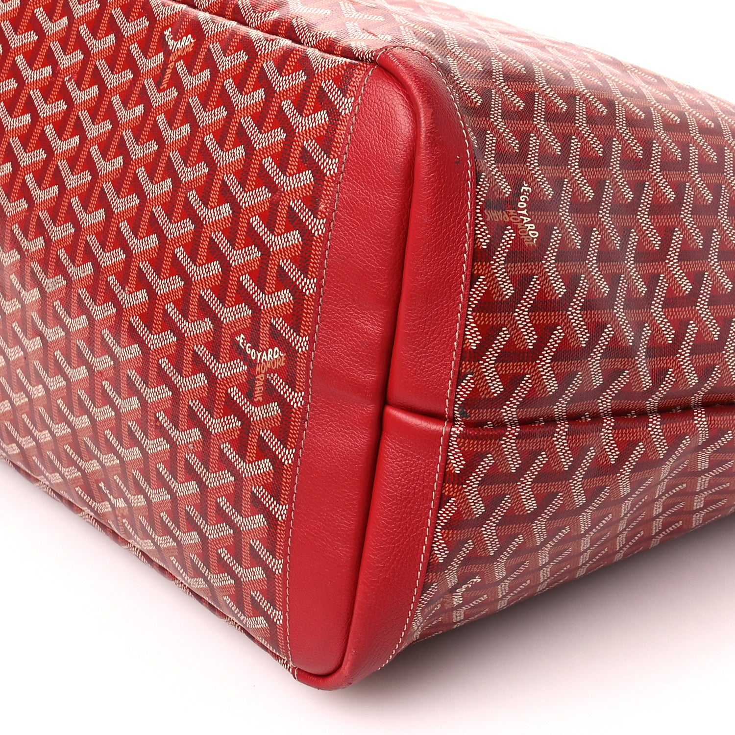 Goyard Goyardine Artois GM Red 9 of 12