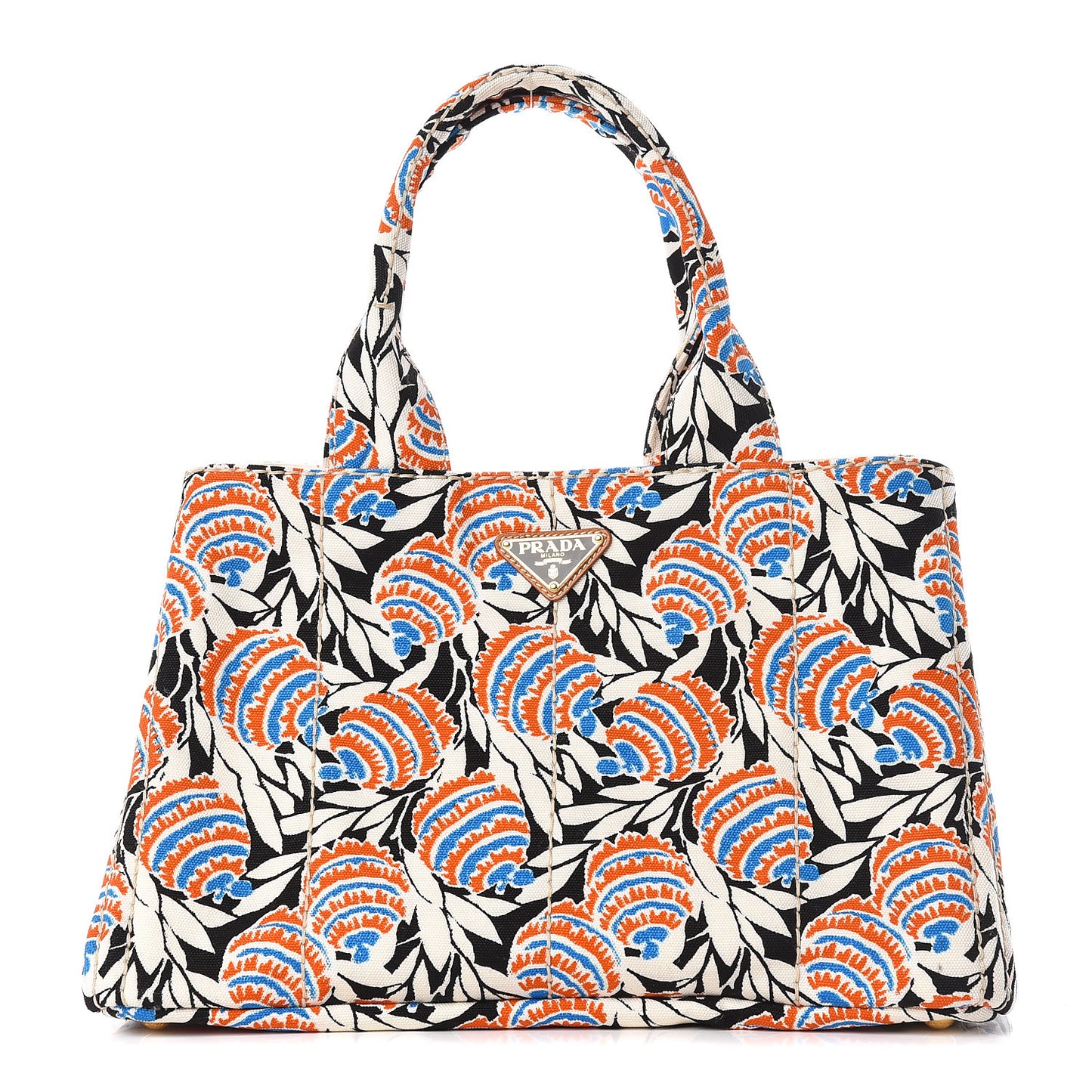 Canapa Stampata Tote Black Mimosa