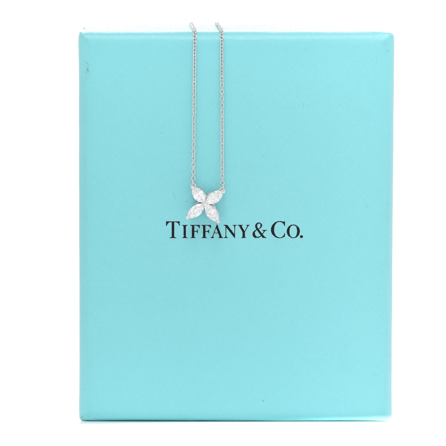 Tiffany Platinum Diamond Medium Victoria Necklace 6 of 6