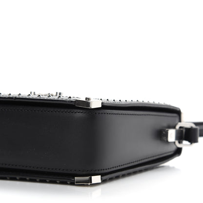 MCM Calfskin Polke Stud Rombi Mini Mitte Crossbody White Black 6 of 10