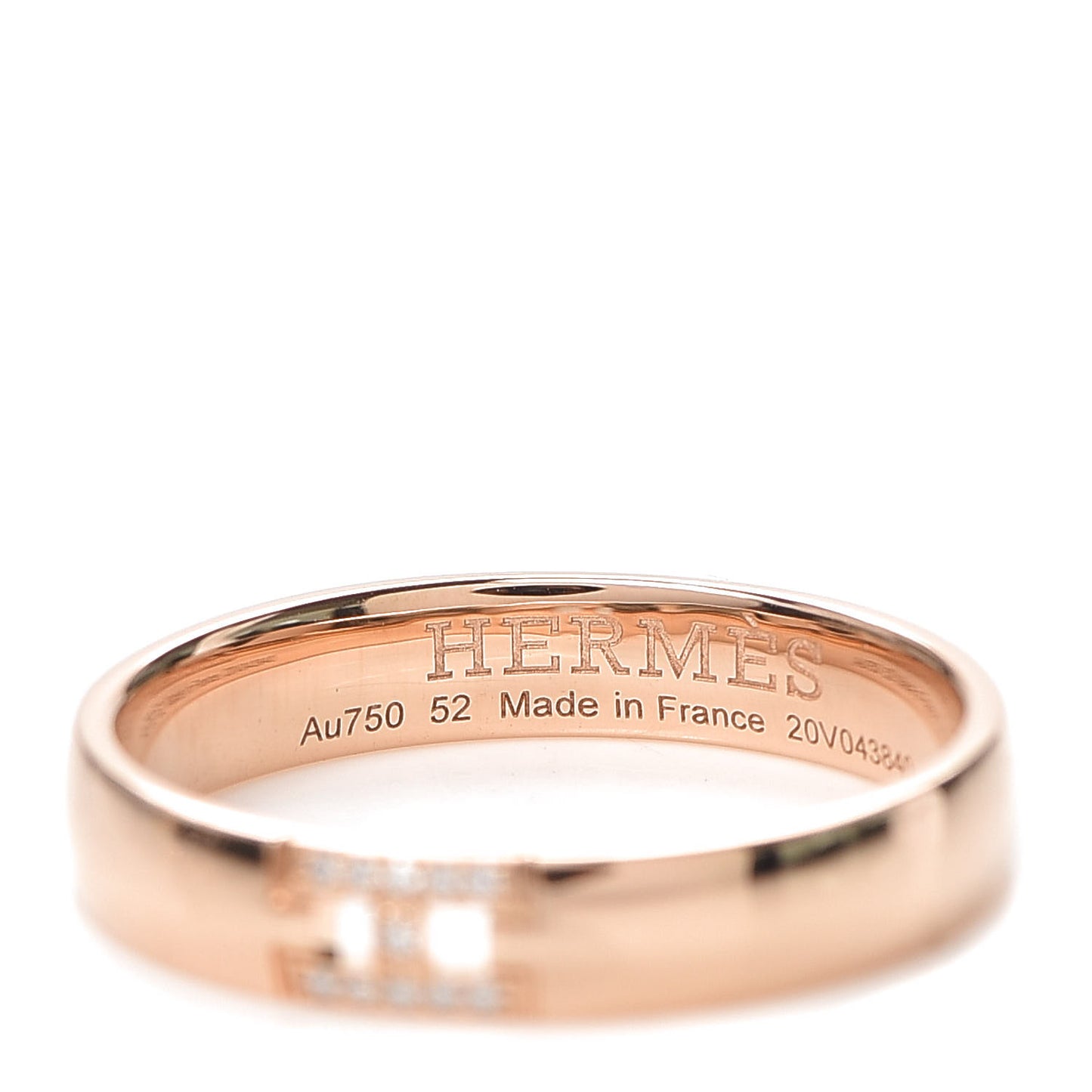 18K Rose Gold Diamond Ever Herakles Wedding Band Ring 52 6