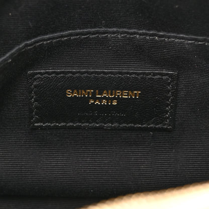 Saint Laurent Calfskin Matelasse Monogram Lou Belt Bag Dark Beige 6 of 9