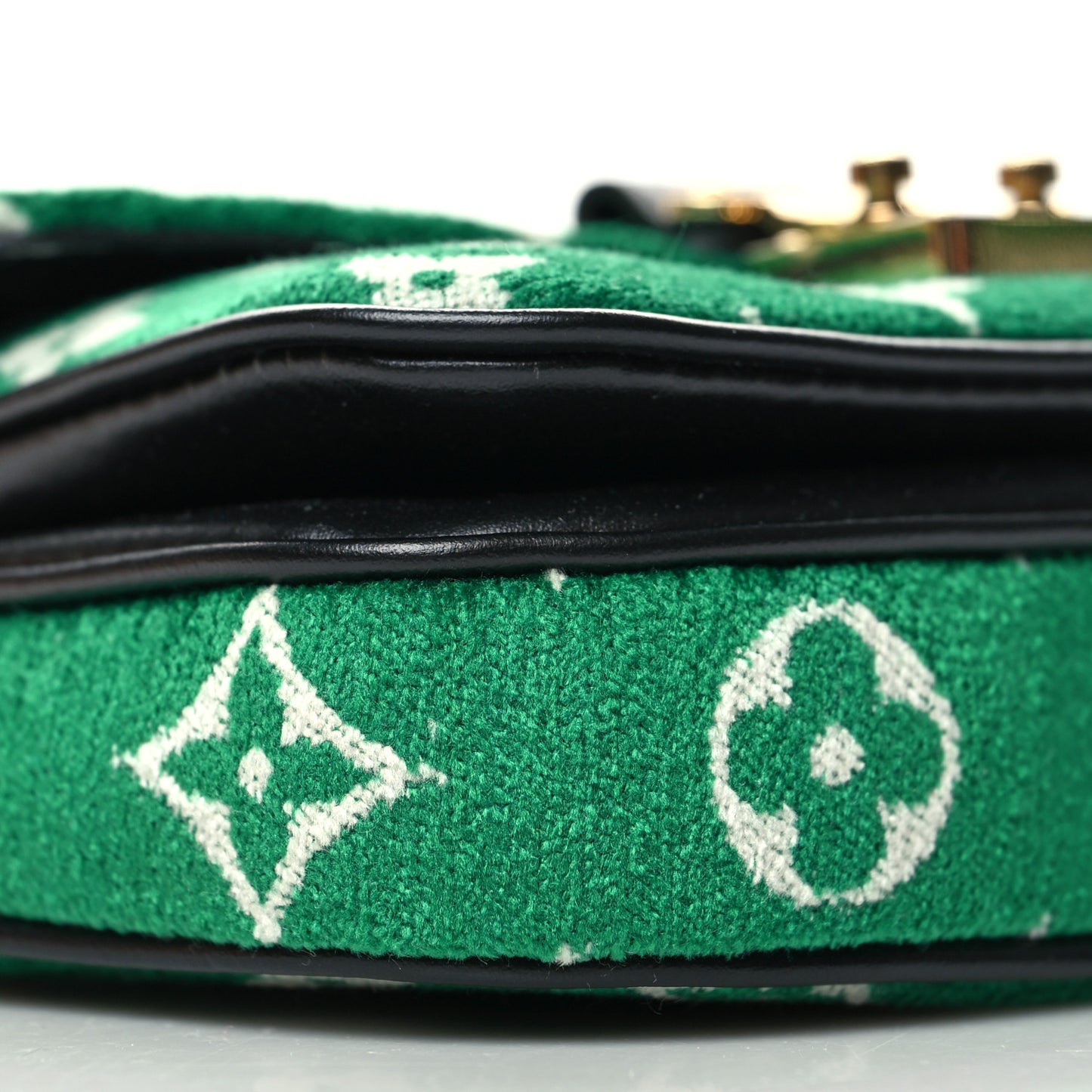 Monogram Jacquard Velvet Micro Metis Green