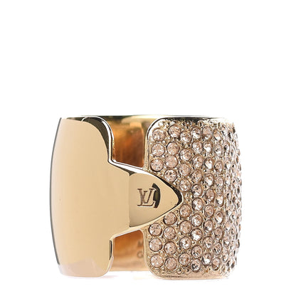 Louis Vuitton Encrusted Ring M Gold 1 of 4