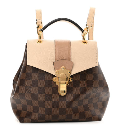 Louis Vuitton Damier Ebene Clapton Backpack Creme 1 of 10