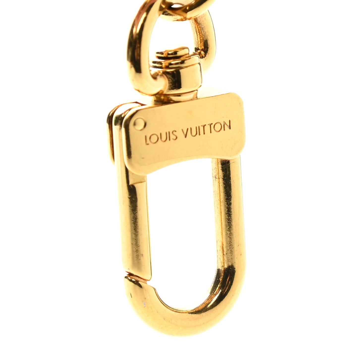 Monogram Kirigami Pouch Bag Charm Key Holder
