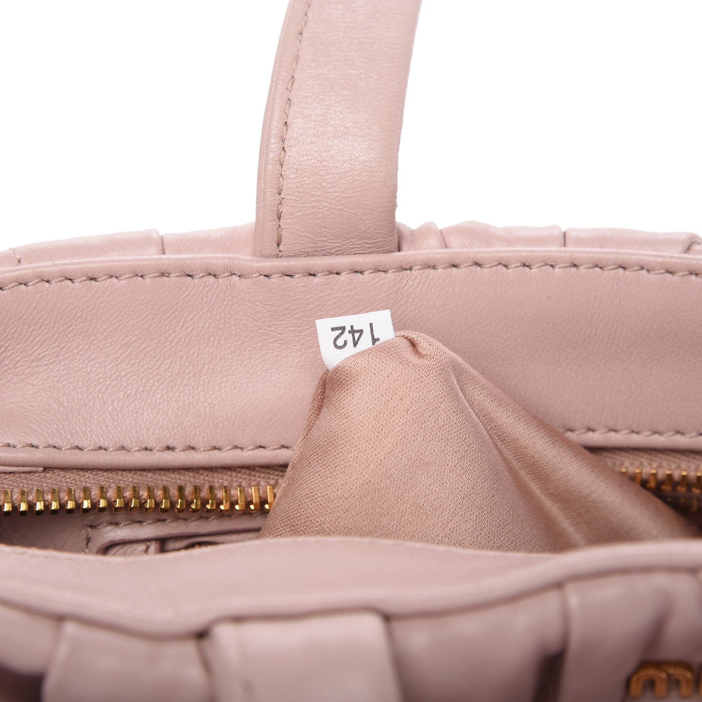 Nappa Matelasse Bauletto Top Handle Orchidea