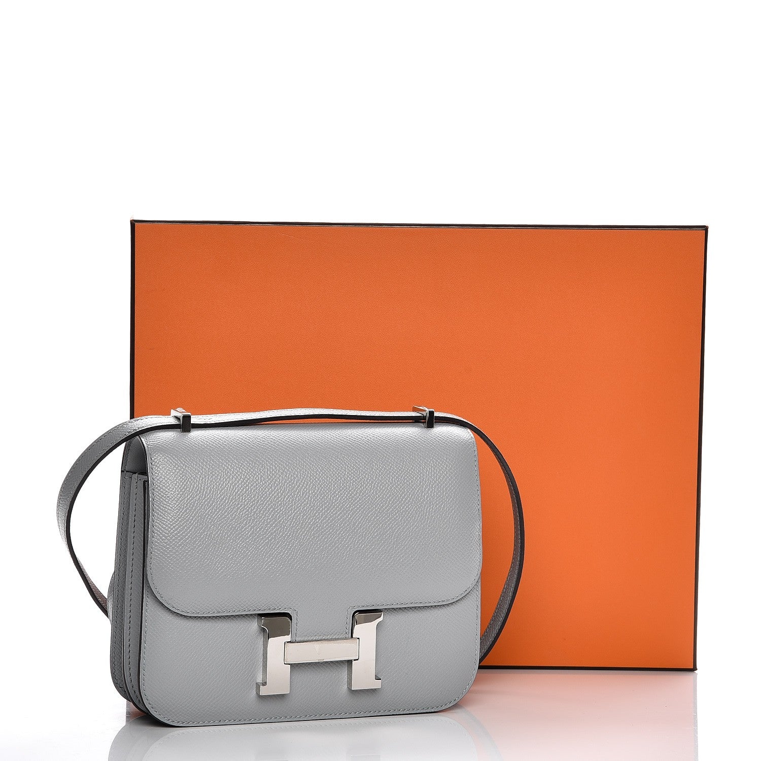 Hermes Epsom Constance 18 Bleu Glacier 15 of 15