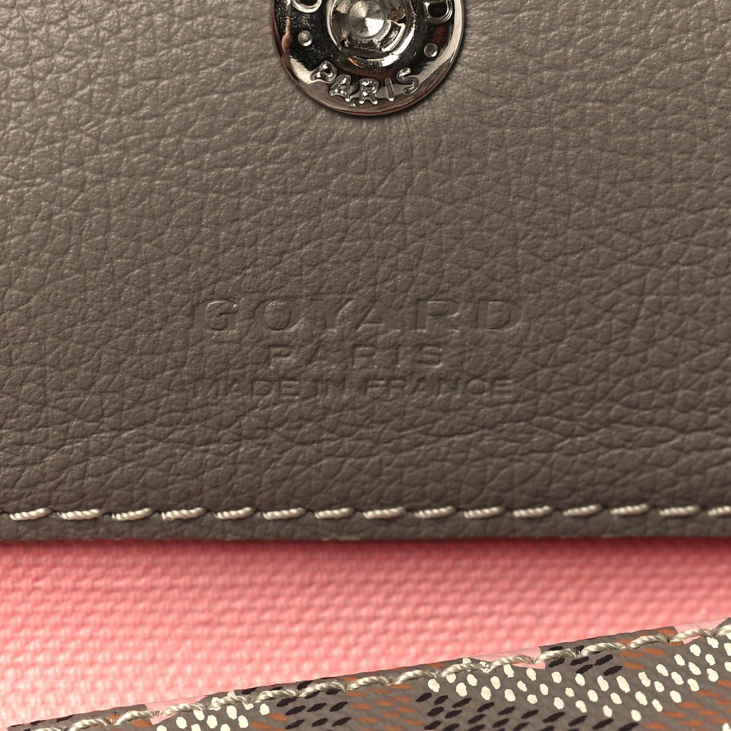 Goyardine Saint Louis Claire Voie PM Grege Powder Pink