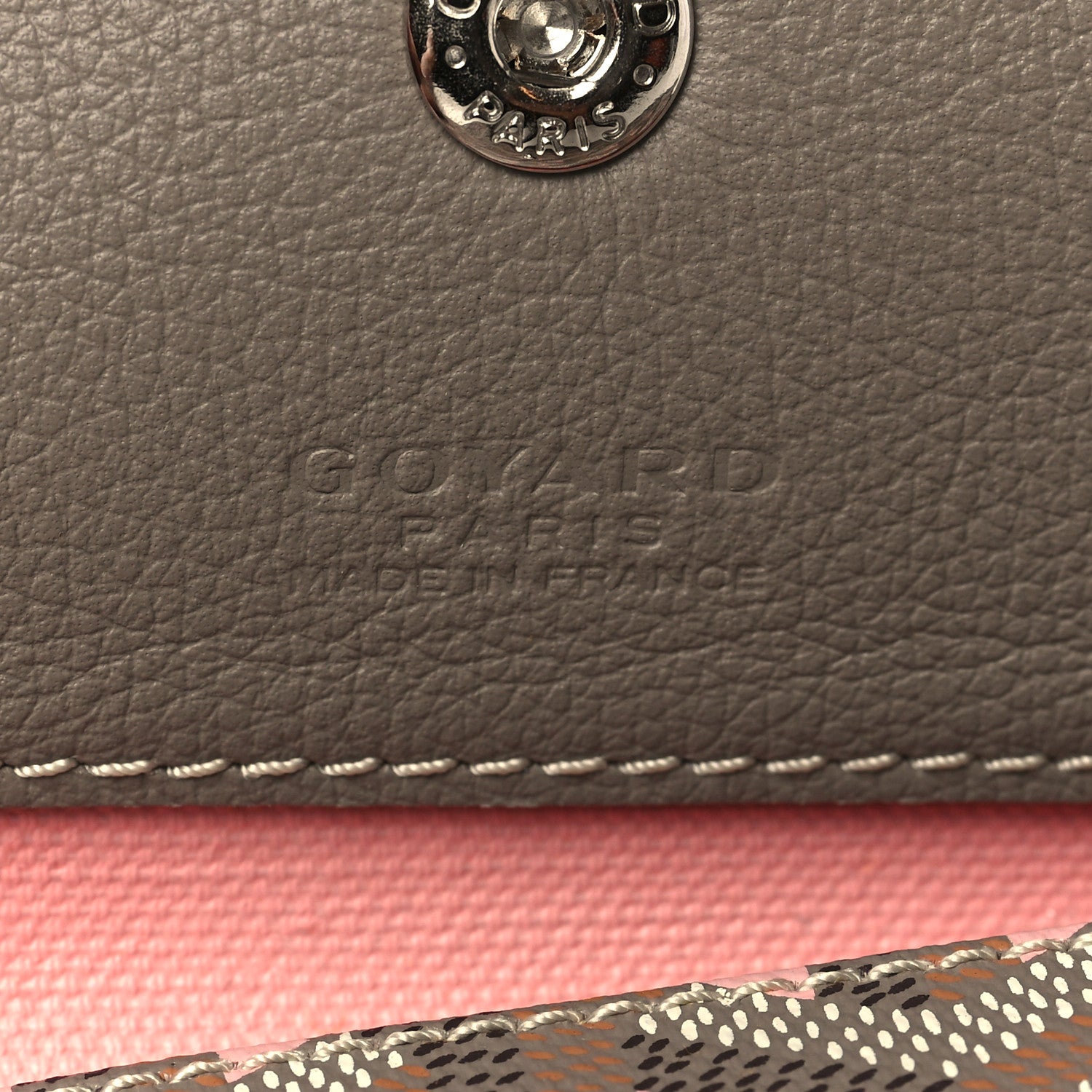 Goyard Goyardine Saint Louis Claire Voie PM Grege Powder Pink 7 of 9