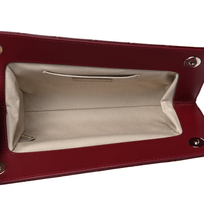 Chanel Patent CC Quilted Timeless Clutch Red 5 of 7