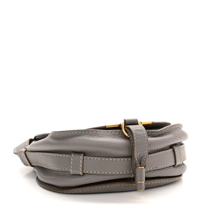 Chloe Calfskin Mini Marcie Round Crossbody Bag Grey 3 of 13