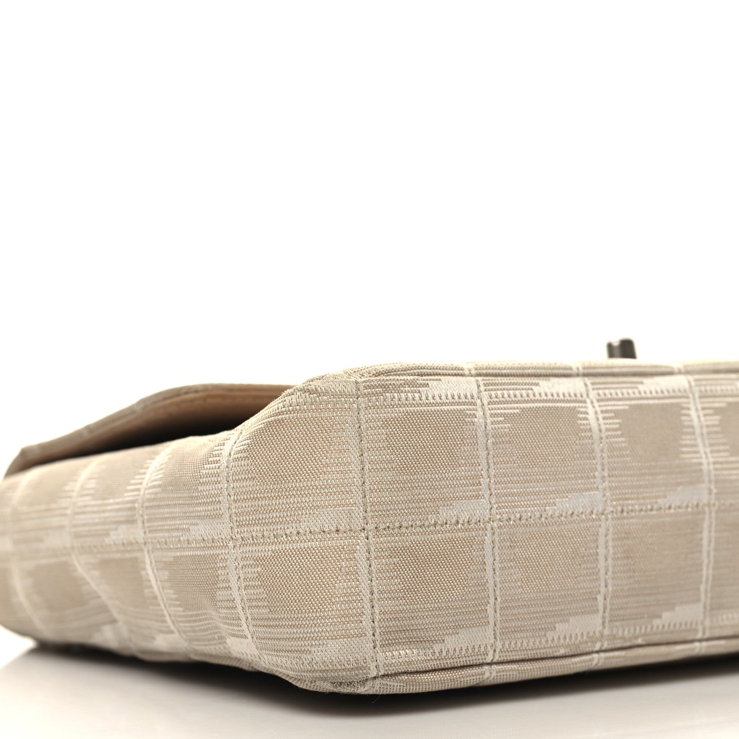Chanel Nylon Medium Travel Flap Light Beige 9 of 11