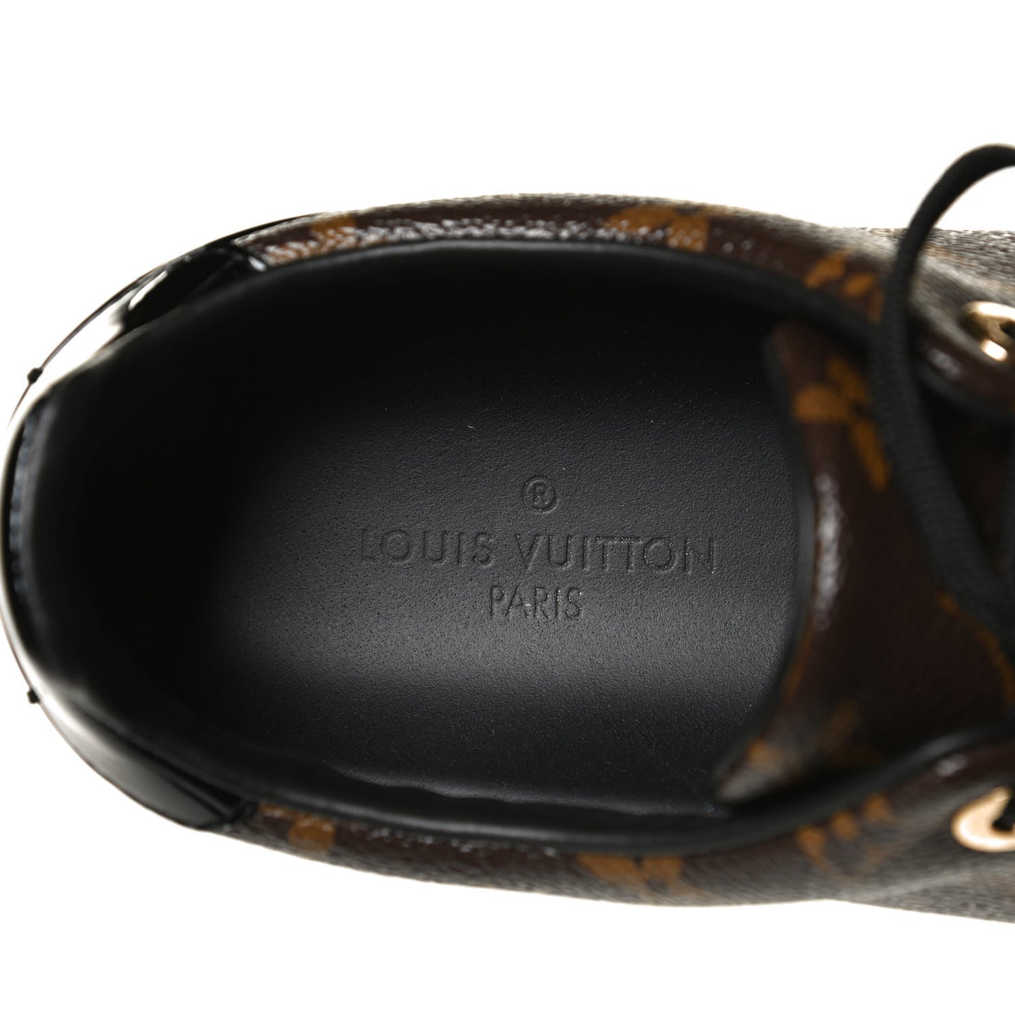 Patent Monogram Frontrow Sneakers 39