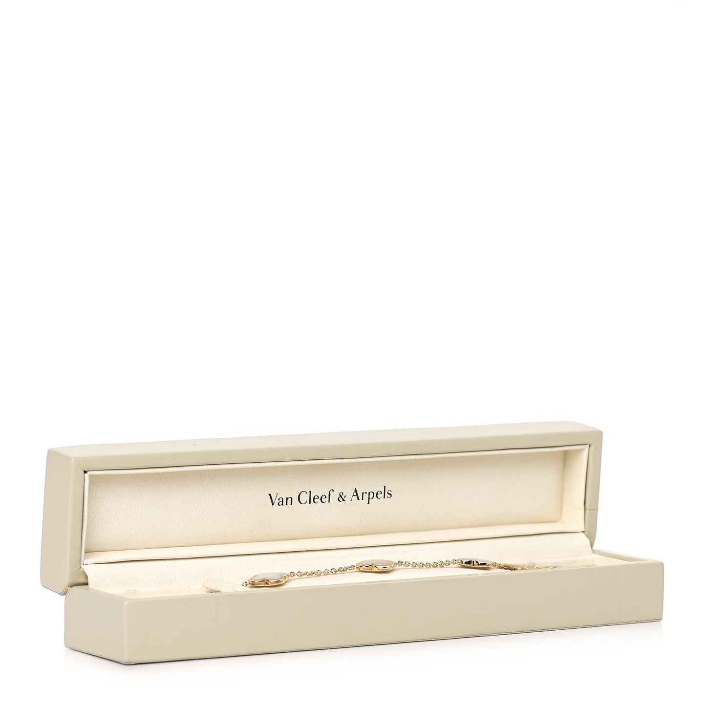 18K Yellow Gold Mother of Pearl 4 Motifs Pure Alhambra Bracelet