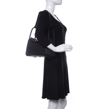Hermes Taurillon Clemence Lindy 26 Black 2 of 8