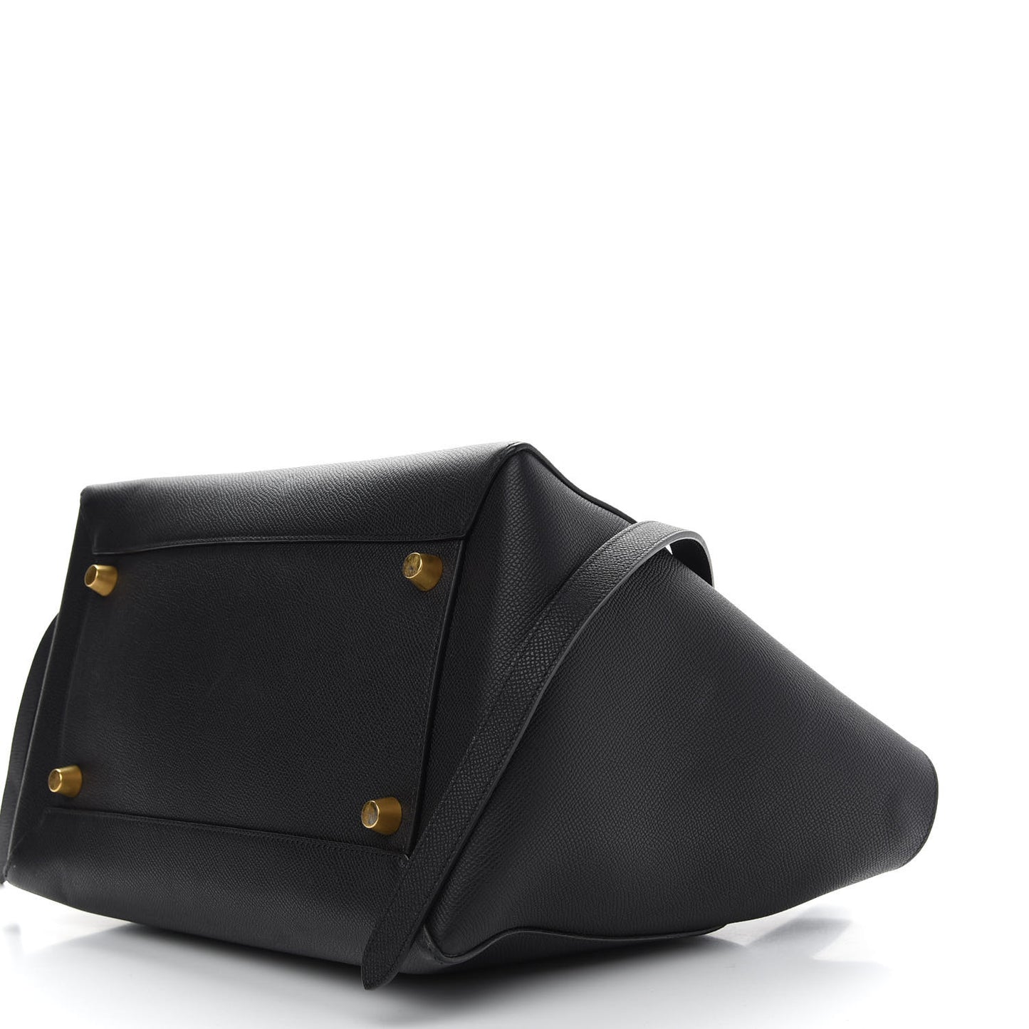 Grained Calfskin Small Belt Bag Black