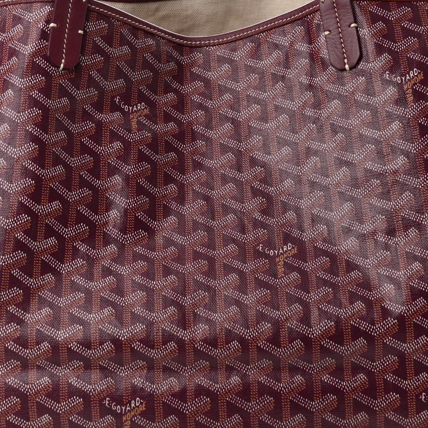 Goyard Goyardine Saint Louis GM Bordeaux 8 of 12