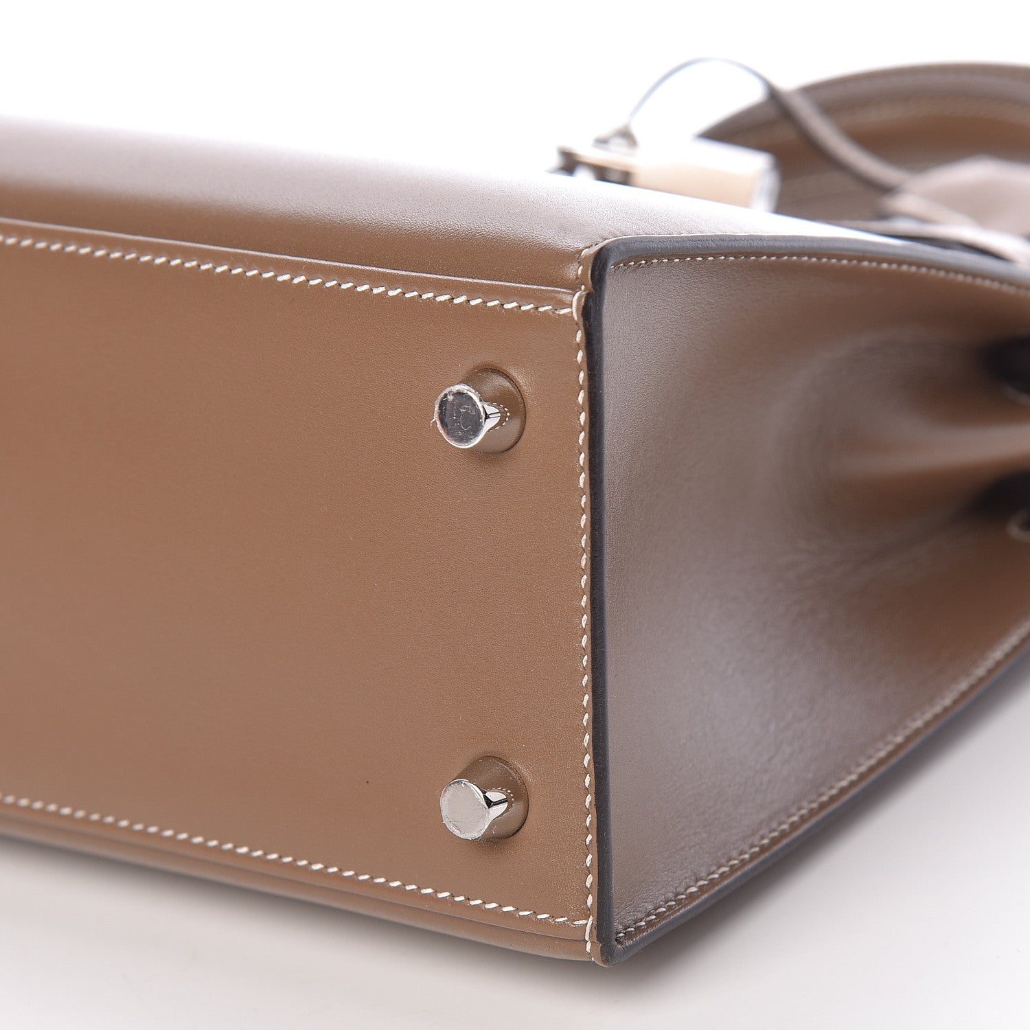 Hermes Tadelakt Kelly Sellier 25 Etoupe 9 of 35