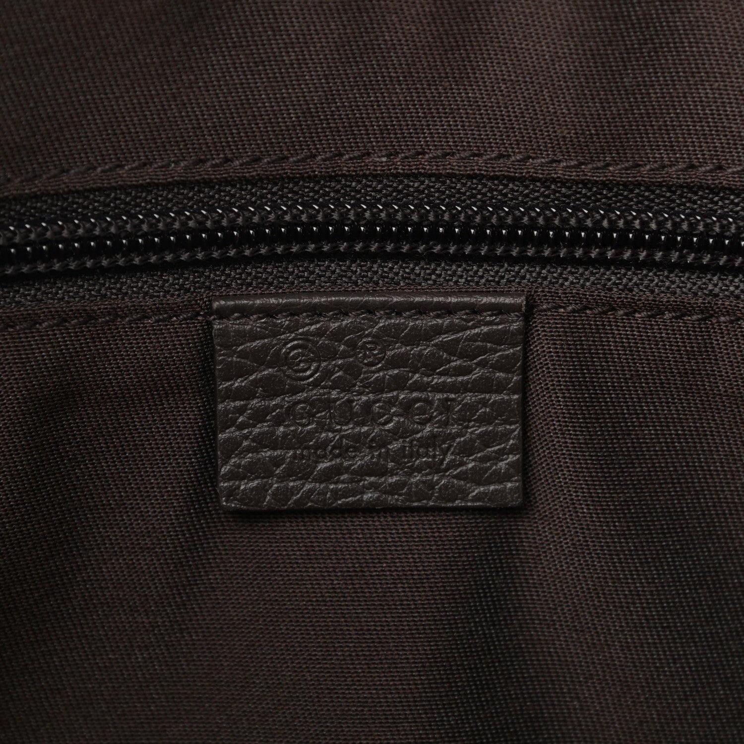 Gucci Monogram Dollar Calfskin Large Camera Case Beige Ebony Testa di Moro Marrone Scuro 6 of 10