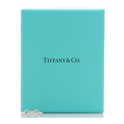 Tiffany Sterling Silver Paloma Picasso Diamond Double Loving Heart Ring 51 5.75 5 of 5