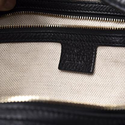 Gucci Pebbled Calfskin Large Soho Hobo Black 7 of 10