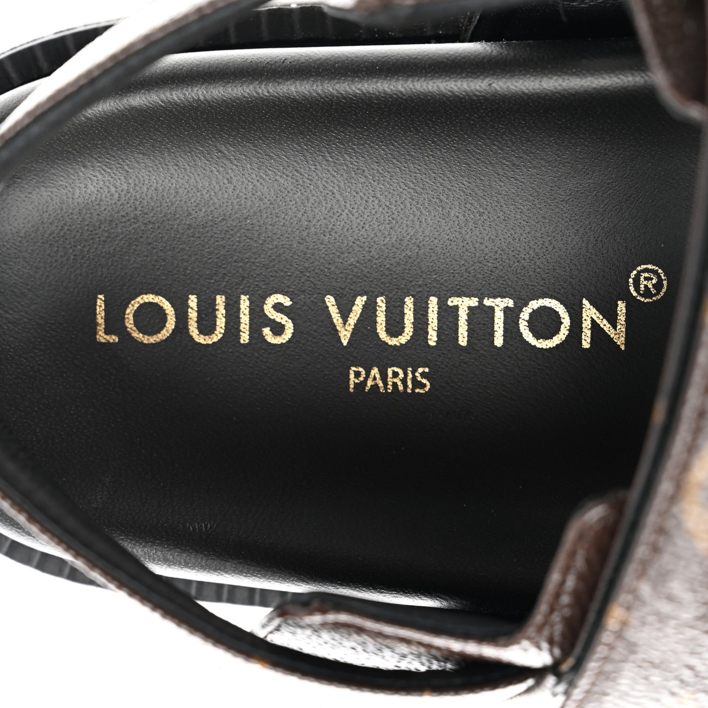 Monogram LV Sunset Comfort Flat Sandals 41 Cacao Brown