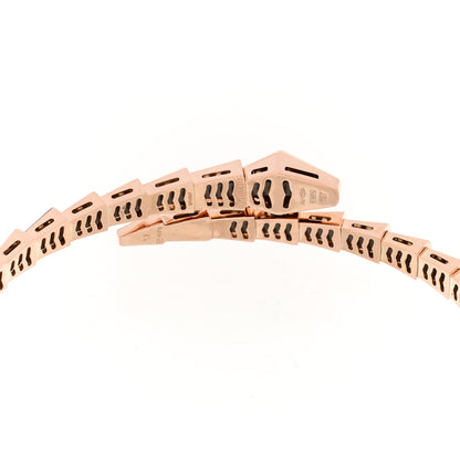 Bulgari 18K Rose Gold Serpenti Viper Bracelet 17 3 of 4