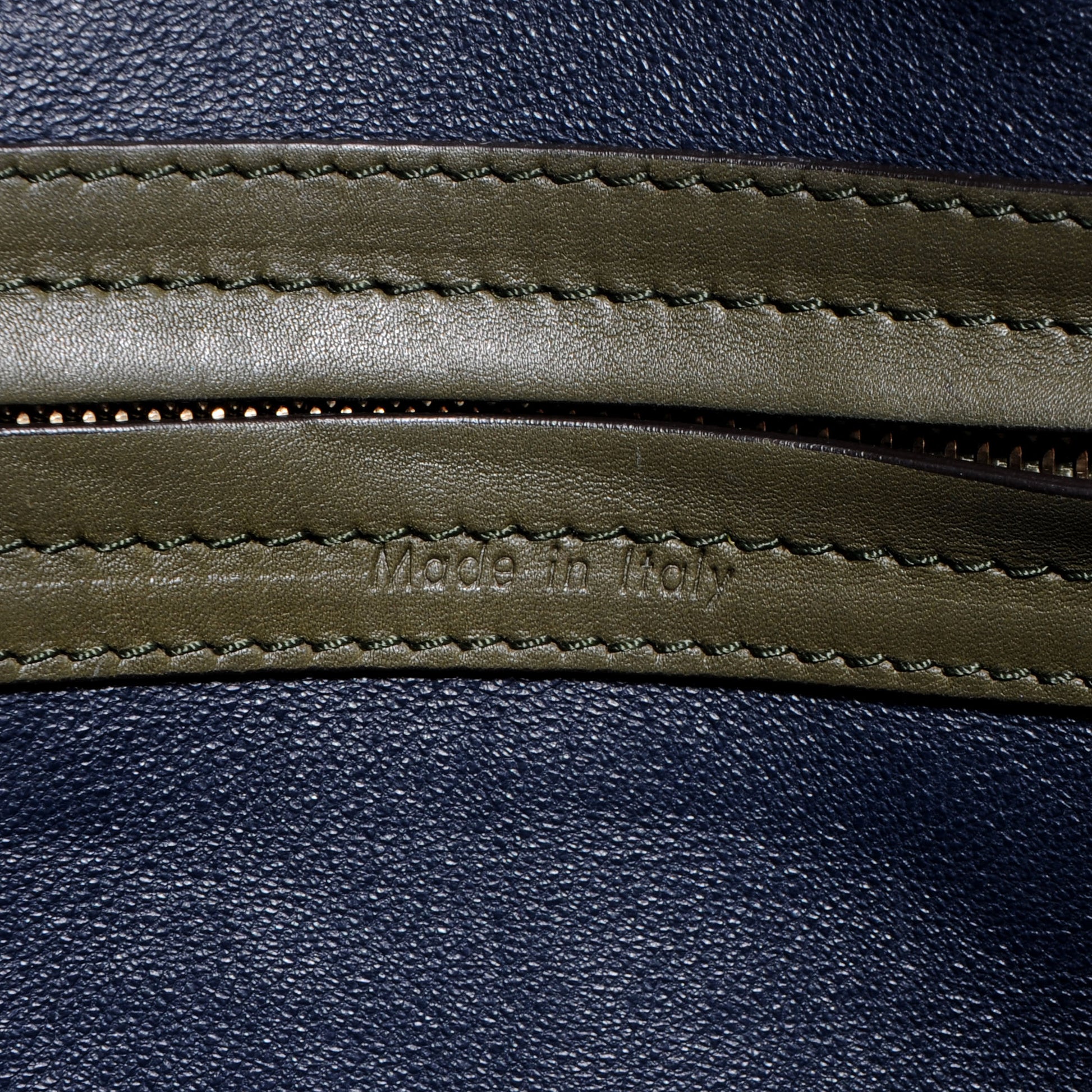 Celine Suede Medium Phantom Luggage Olive 6 of 10