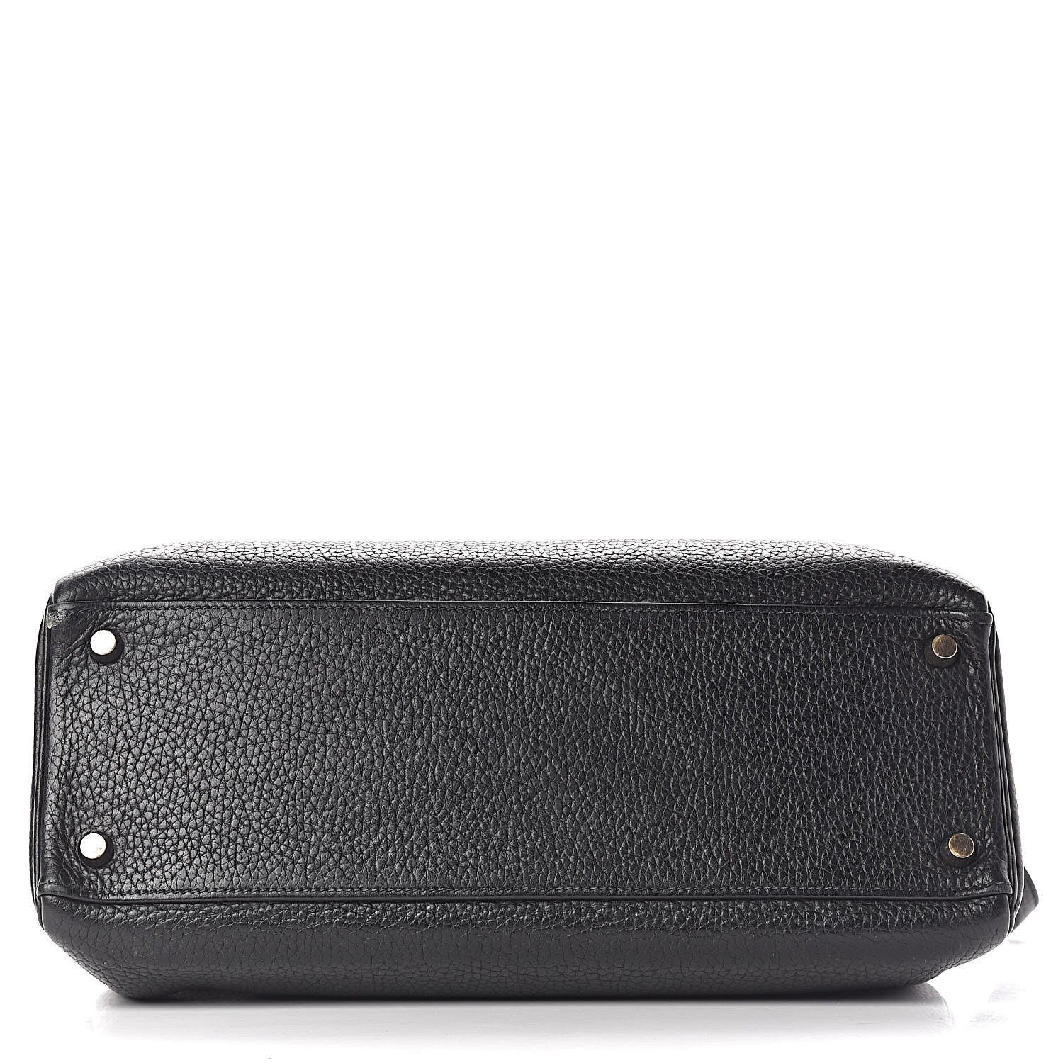 Hermes Taurillon Clemence Kelly Retourne 32 Black 6 of 57