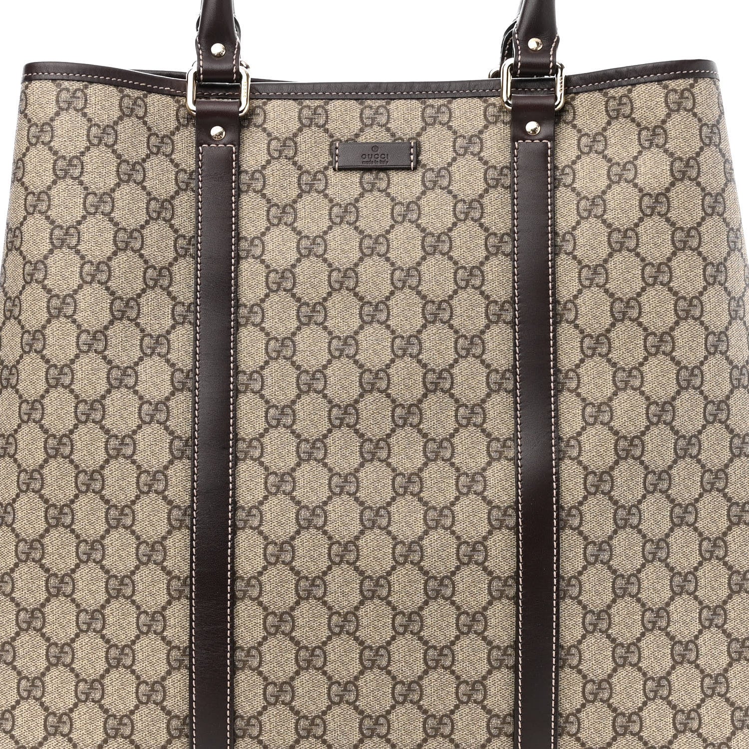 Gucci GG Plus Monogram Joy Vertical Tote Dark Brown 8 of 13