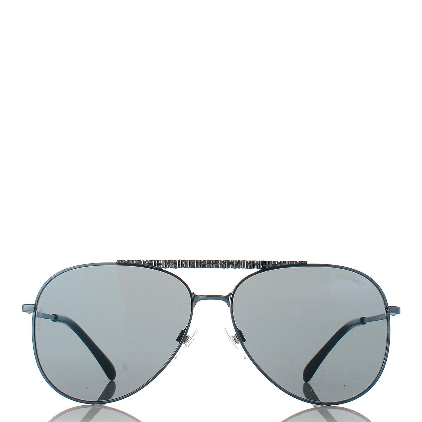 Aviator Metallic Pilot Sunglasses 4231 Dark Blue