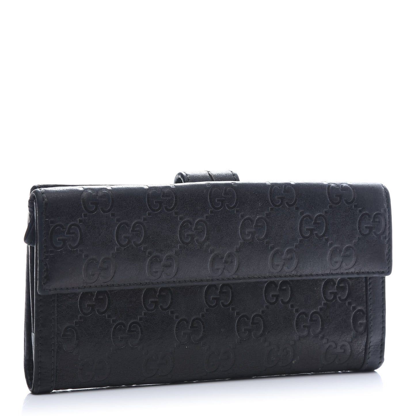 Guccissima Signoria Continental Wallet Black