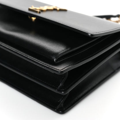 Saint Laurent Calfskin Medium Monogram Sunset Black 9 of 9