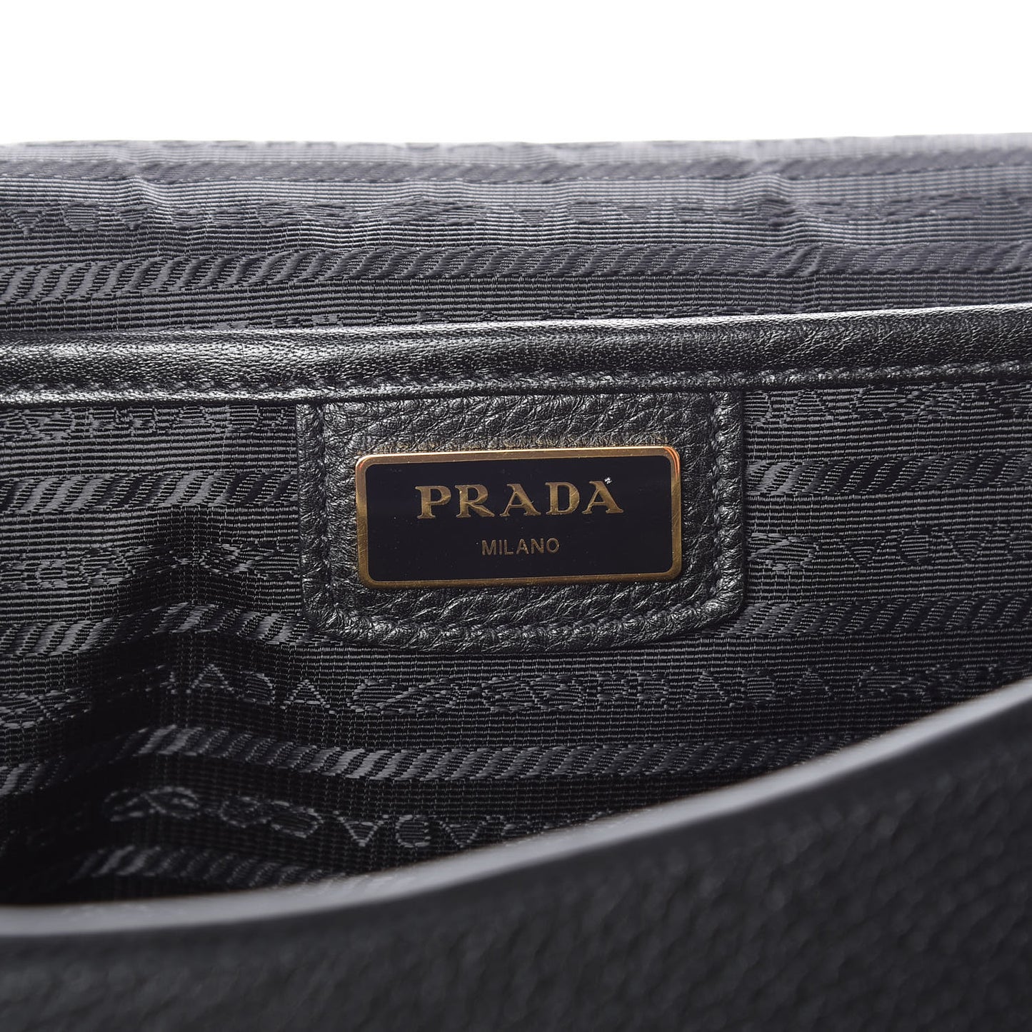 Vitello Phenix Crossbody Bag Black