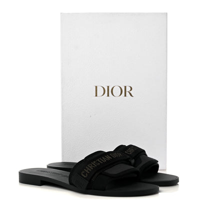 Christian Dior Technical Stretch Fabric Camouflage Dio(r)evolution Slide Sandals 40 Black Military 8 of 8