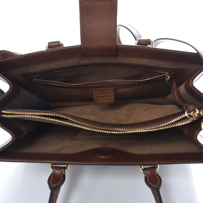 Gucci GG Supreme Monogram Small Top Handle Bag Beige Tuscany 5 of 10