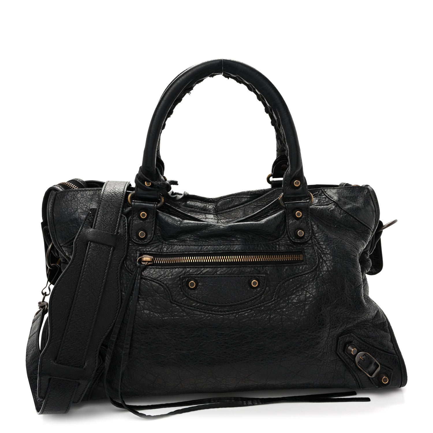 Balenciaga Agneau Classic Hardware City Black Black 1 of 16