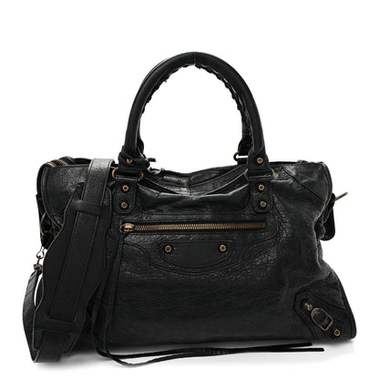Balenciaga Agneau Classic Hardware City Black Black 1 of 16