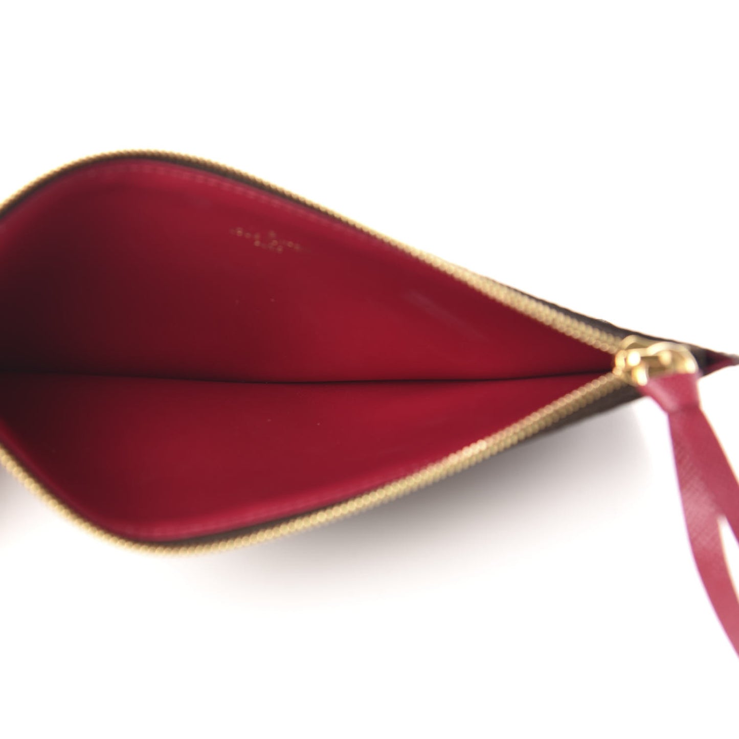 Monogram Pochette Felicie Chain Wallet Fuchsia