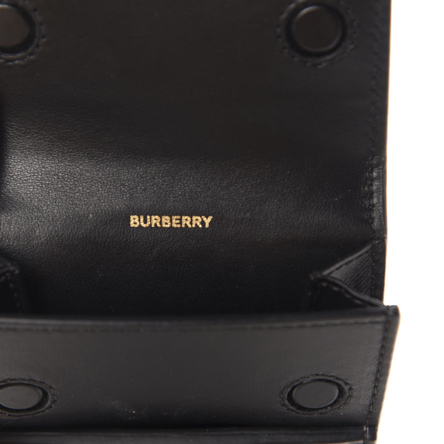 Smooth Calfskin Radford Phone Crossbody Bag Black
