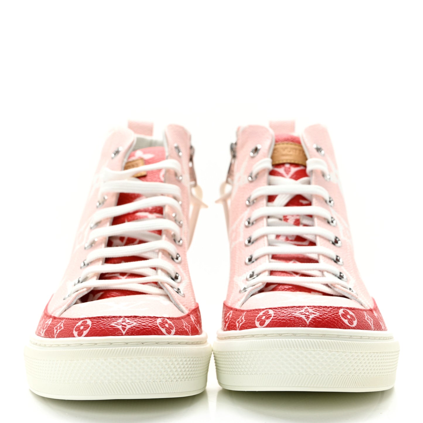 Monogram Giant Stellar Sneaker Boots 38 Rose Rouge